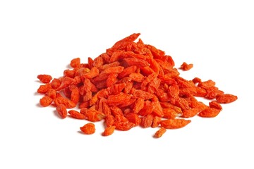 goji seeds isolated on a white background