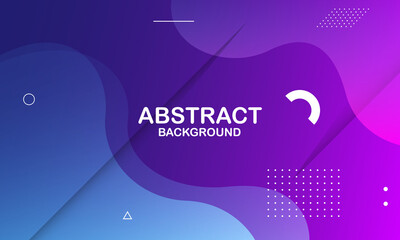 Abstract blue and purple color background. Dynamic shapes composition. Eps10 vector
