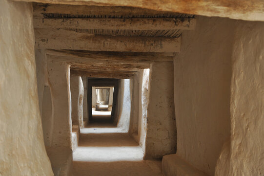 Citt&agrave; di Ghadames nel deserto della libia