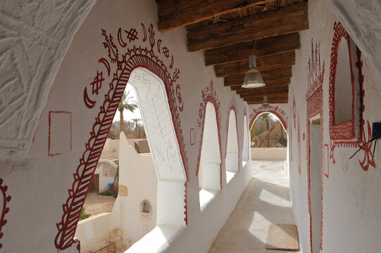 Citt&agrave; di Ghadames nel deserto della libia