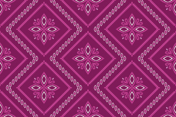 Abstract ethnic geometric ikat pattern.Tribal ethnic vector texture.Seamless pattern in aztec style.Fabric pattern mandala native textile.Embroidery design