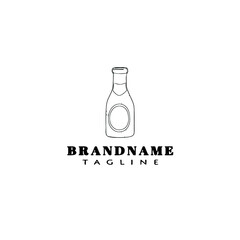 bottle logo icon design cute illustration