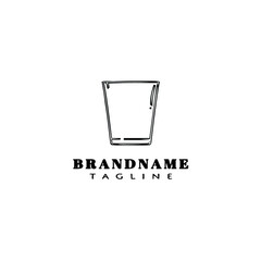 drink logo cartoon icon isolated vector illustration