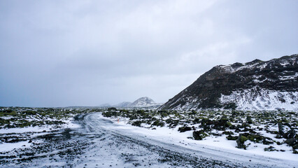 The landscape of Reykjanes Peninsula landscape