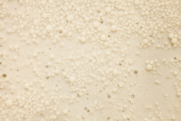 Cosmetic texture molecular capsules ingredient moisturizer face skin care in milk cream