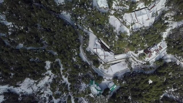 Snowfall in Winter, Dalhousie, Himachal Pradesh, India