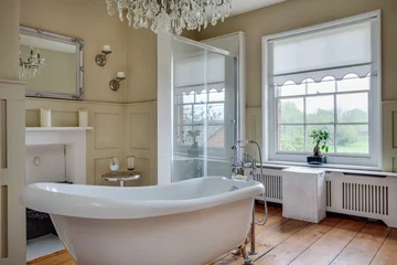 Poster Traditional bathroom within former old victorian rectory © Mike Higginson
