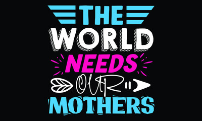 Mother's day T shirt Design Template