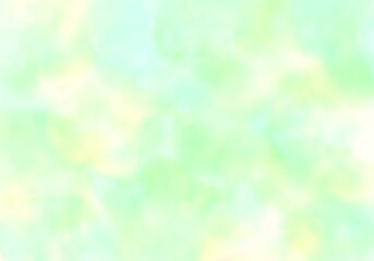 あたたかな水彩マーブル素材　グリーン４