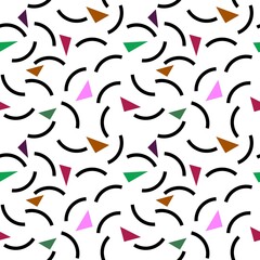 Kids seamless geometric pattern for wallpaper and fabrics and textiles and packaging and gifts and cards and linens