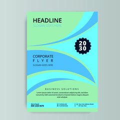 Modern business marketing brochure flyer design templates