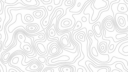 Topographic Map Seamless Pattern. Vector illustrator