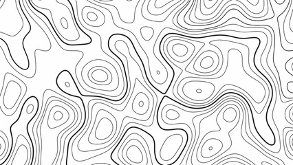 Topographic map background with space for copy . Line topography map contour background , geographic grid abstract vector illustration .