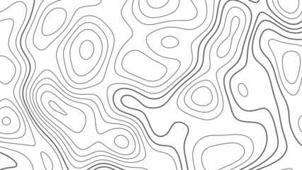 Topographic map background with space for copy . Line topography map contour background. Abstract vector illustration.