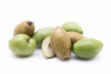 group of olive isolated on white background