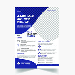 Corporate Business Flyer, Creative Marketing Agency,
Blu Colour,