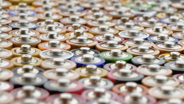 Batteries. AA and AAA type, Li-ion rechargeable and alkaline batteries.