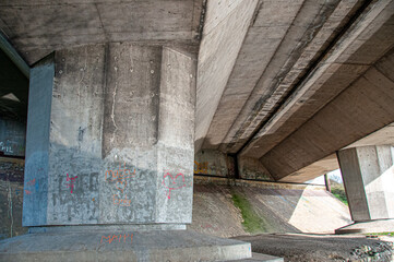 Underneath Motorway in England