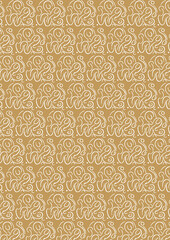 seamless pattern with ornament. pattern with brown and white color