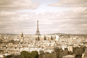 view from eiffel tower