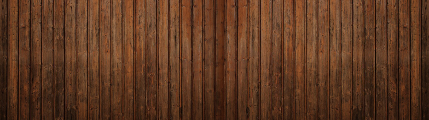 old brown rustic dark wooden texture - wood timber table background panorama long banner.