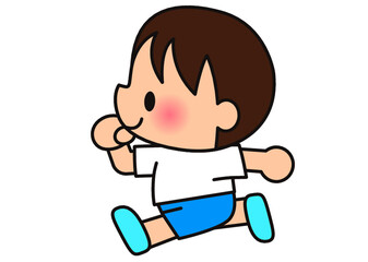 走る,運動会,体育祭,運動,マラソン,体操着,子供,小学生,児童,体育大会,笑顔,体操,体操教室,体操服,体力テスト,体育,体育の日,運動服,運動着,男の子,持久走,園児,人物,徒競走,スポーツ,短パン,競走,ランニング,ジョギング,かけっこ,幼児,かわいい,リレー,帽子,素材,学校行事,イラスト,単品,単体