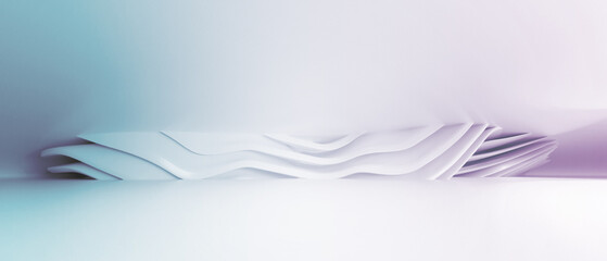 Modern interior design architecture background - 3d rendering