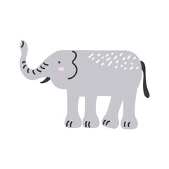elephant doodle character