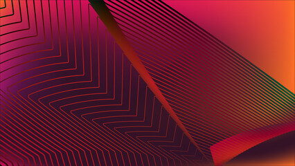 Abstract wallpaper with colorful gradient mesh and lines blend digital art.