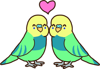 two birds on a branch