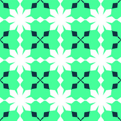 Simple Trellis Retro Geometric Monochrome Style Vector Tile Seamless Pattern Elegant Colors Minimal Concept