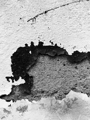 texture old concrete wall gray weathered cracks, abstract background