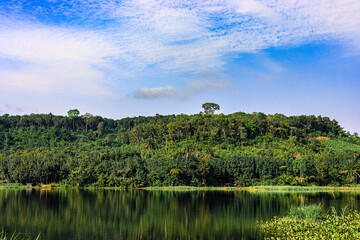 Paysage et plan d'eau