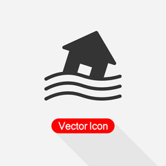 Flood Icon Vector Illustration Eps10