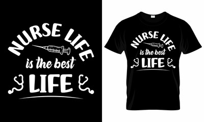 Nurse Quotes Clip art, Nurse typographic lettering quotes design, vector design.