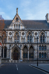 Fototapeta na wymiar UK Royal Courts of Justice, London
