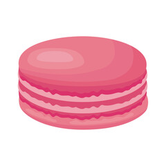 sweet pink macaron