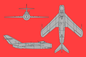 Avión de combate MIG-17