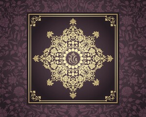 Ganesha, wedding card, royal Rajasthan, India	