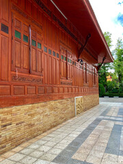 Bangkok, Thailand, 18 MARS 2022, Wat Sai, Mai,Tourist attractions in thailand, thai temple