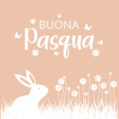 Biglietto di auguri di Buona Pasqua