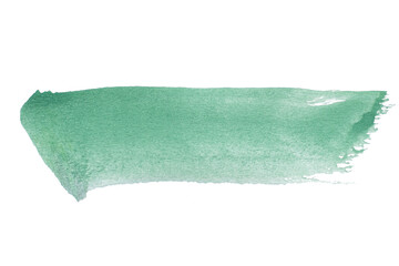 abstract acrylic watercolor paint brush stroke texture isolated on white background for logo and...