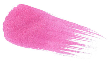 abstract acrylic watercolor paint brush stroke texture isolated on white background for logo and banner. design, creative, and illustration.