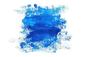 abstract acrylic watercolor paint brush stroke texture isolated on white background for logo and...
