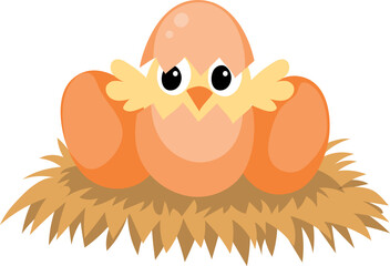 newborn, chick, livestock, poultry, single, baby, close