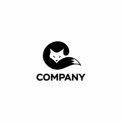 mogogram letter C fox logo design