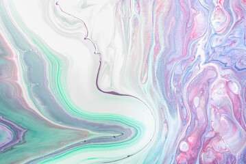 Abstract Purple Acrylic pour Liquid marble surfaces Design.