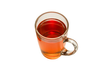 A cup of tea isolated on  white background.