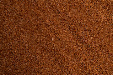 Instant coffee isolated on a background.