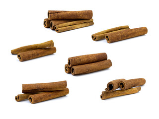 Set of cinnamon sticks
